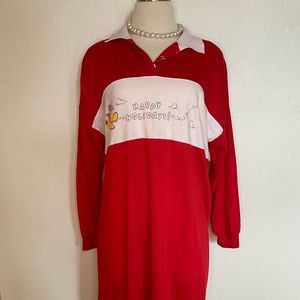 Vintage Santa Bears Pajama Dress